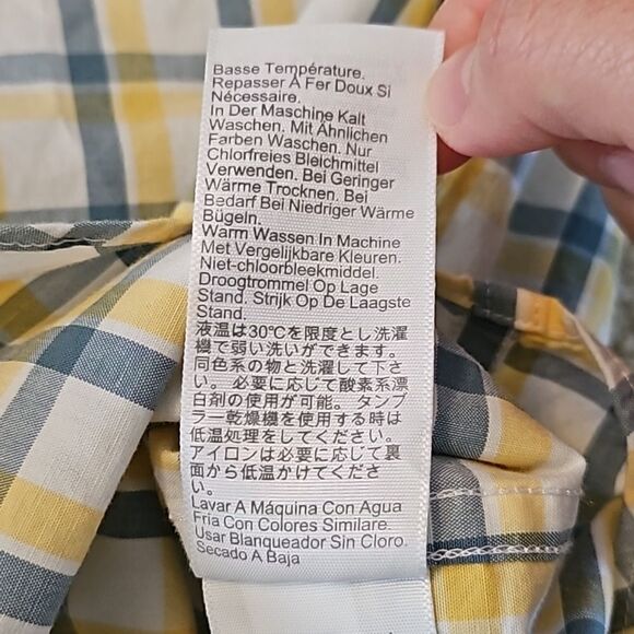 J. Crew Men's Slim Untucked Performance Casual Plaid Work Long Sleeve Shirt L - Picture 10 of 10